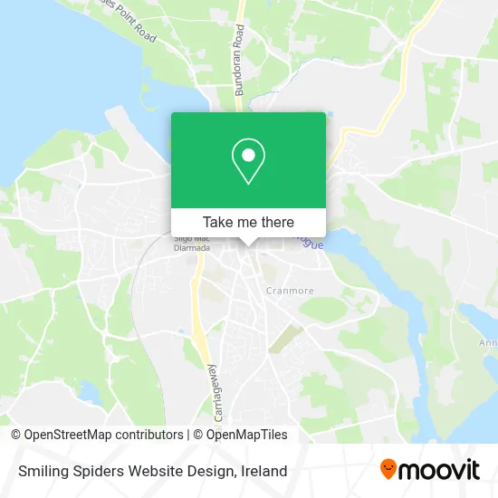 Smiling Spiders Website Design map