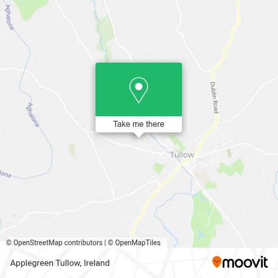 Applegreen Tullow map