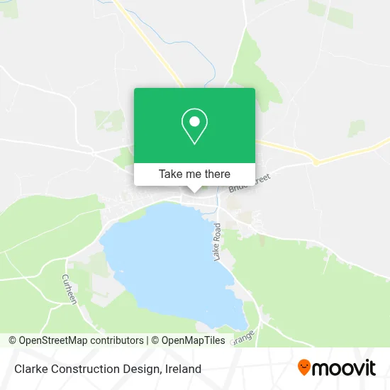 Clarke Construction Design map