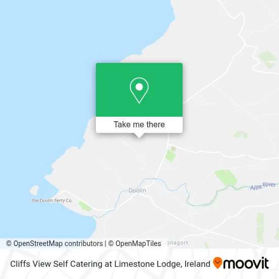 Cliffs View Self Catering at Limestone Lodge map
