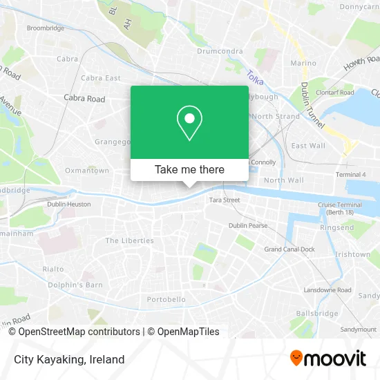 City Kayaking map