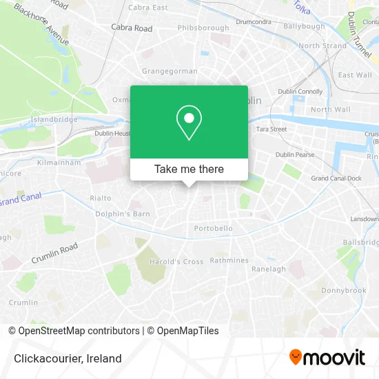 Clickacourier map