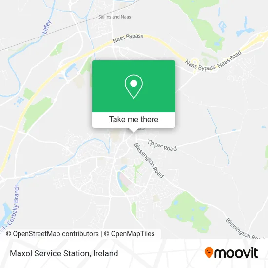 Maxol Service Station map