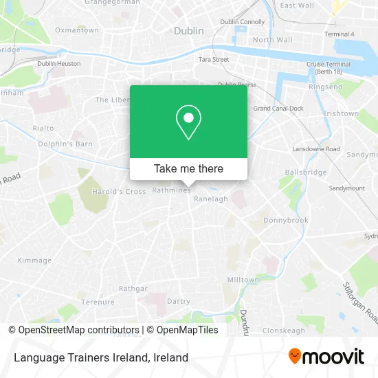 Language Trainers Ireland map