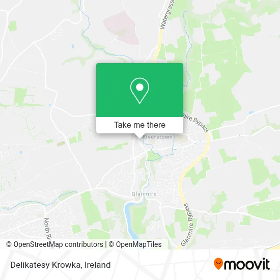 Delikatesy Krowka map