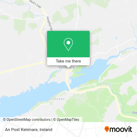 An Post Kenmare map
