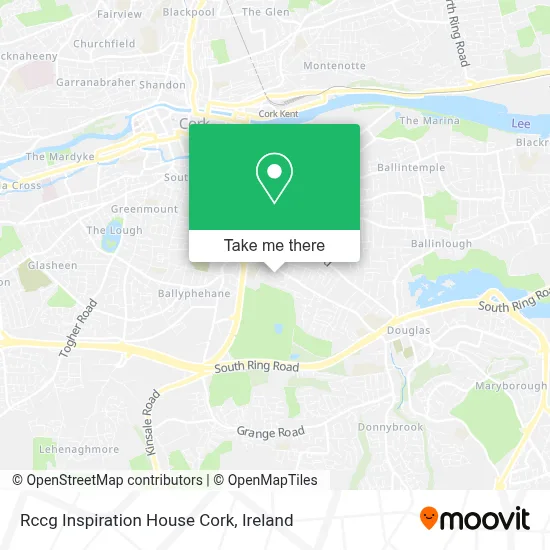 Rccg Inspiration House Cork map