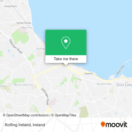 Rolfing Ireland map