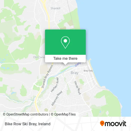 Bike Row Ski Bray map