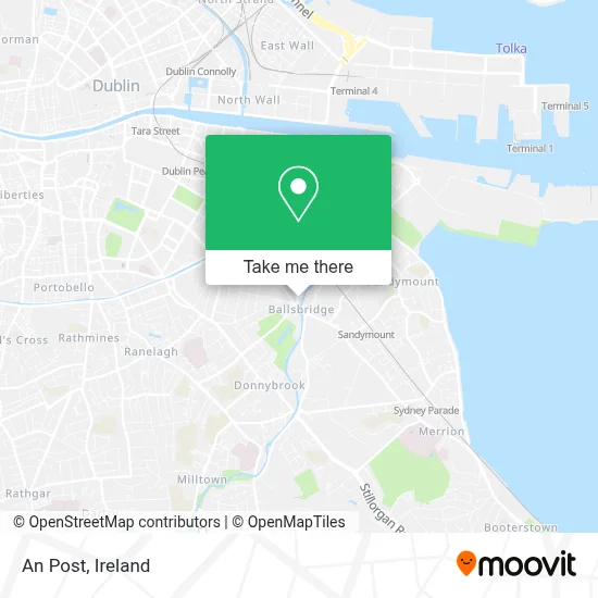 An Post map