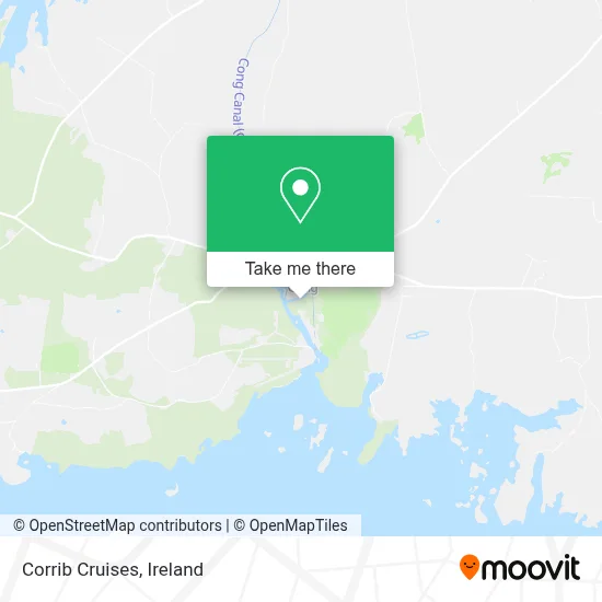 Corrib Cruises map