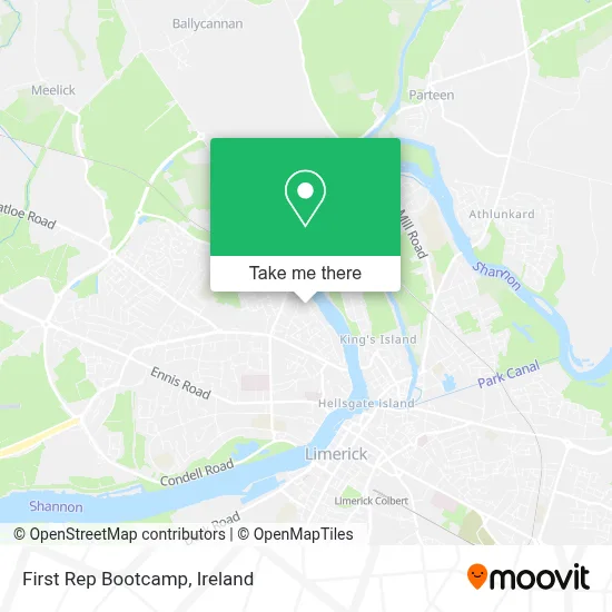First Rep Bootcamp map