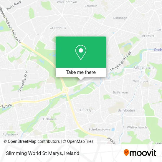 Slimming World St Marys map