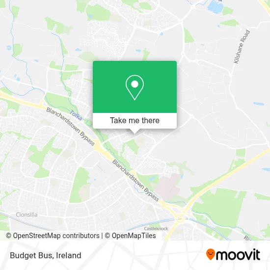 Budget Bus map