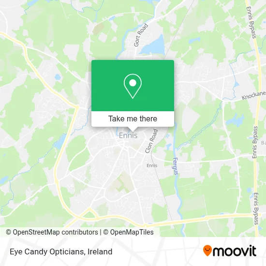 Eye Candy Opticians map