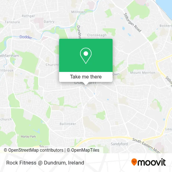 Rock Fitness @ Dundrum map