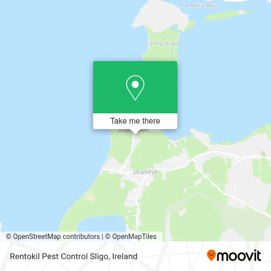 Rentokil Pest Control Sligo map