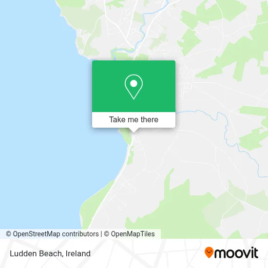 Ludden Beach map