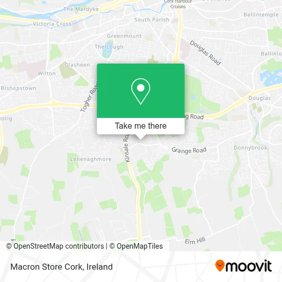 Macron Store Cork map