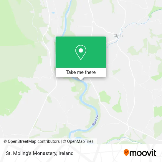 St. Moling's Monastery map