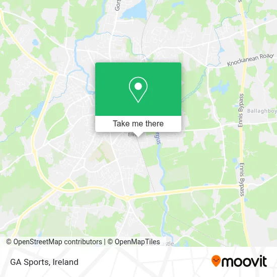 Ga Sports map