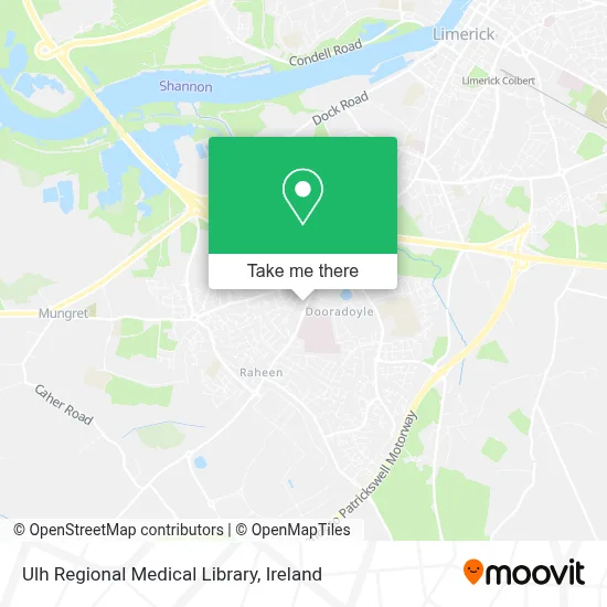 Ulh Regional Medical Library map