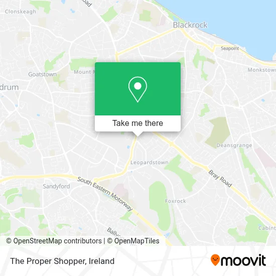 The Proper Shopper map