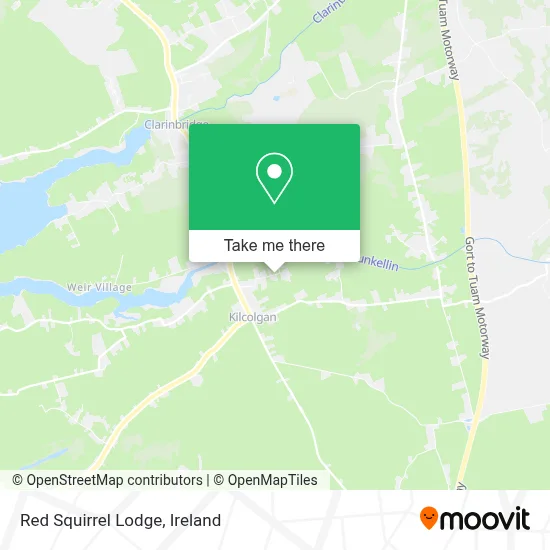Red Squirrel Lodge map