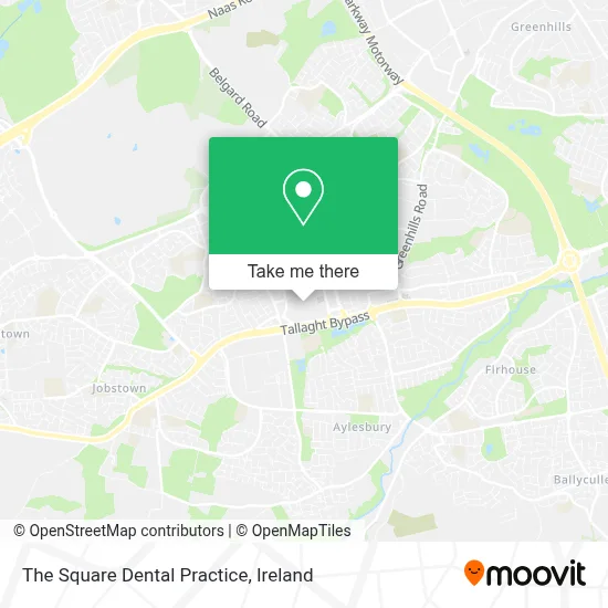 The Square Dental Practice map