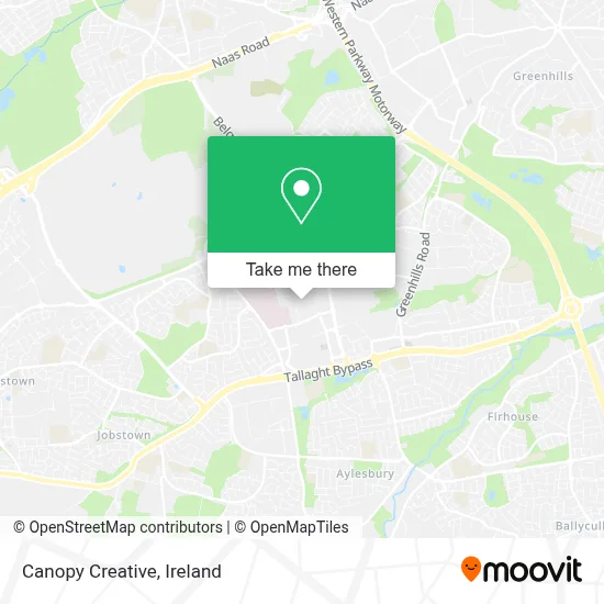 Canopy Creative map