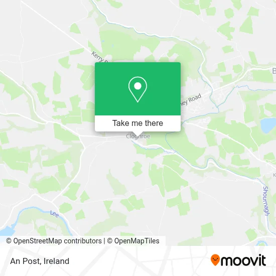 An Post map