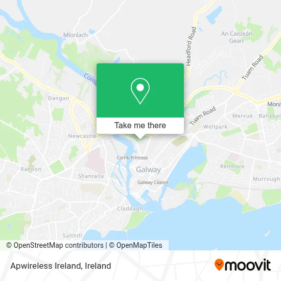 Apwireless Ireland map