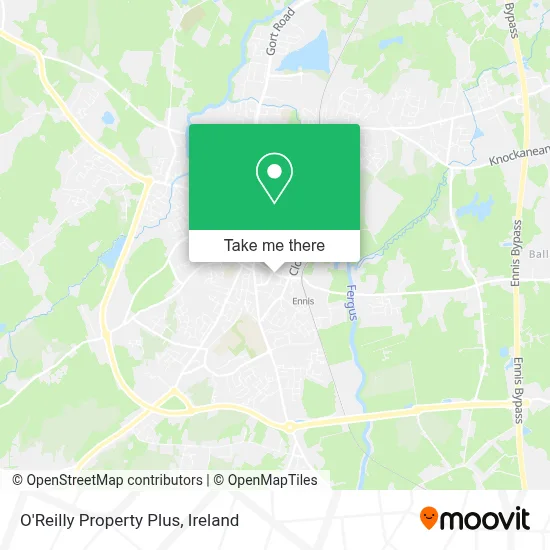 O'Reilly Property Plus map
