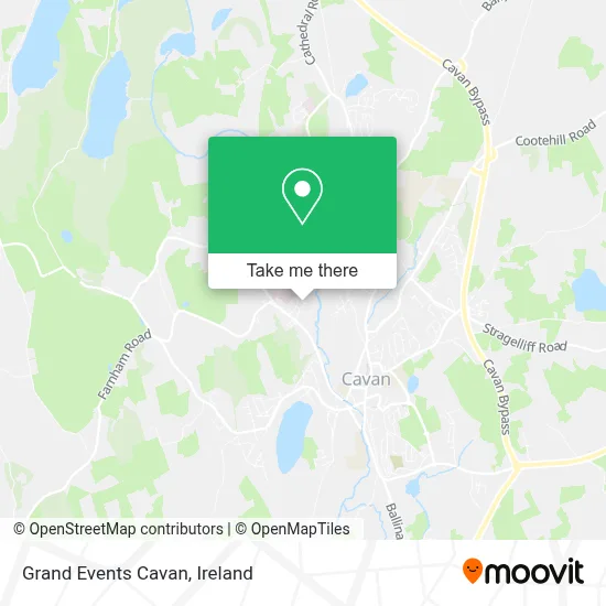 Grand Events Cavan map