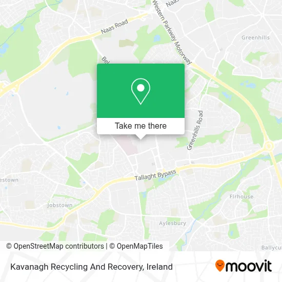 Kavanagh Recycling And Recovery map