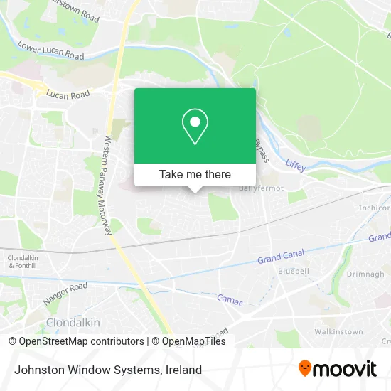 Johnston Window Systems map