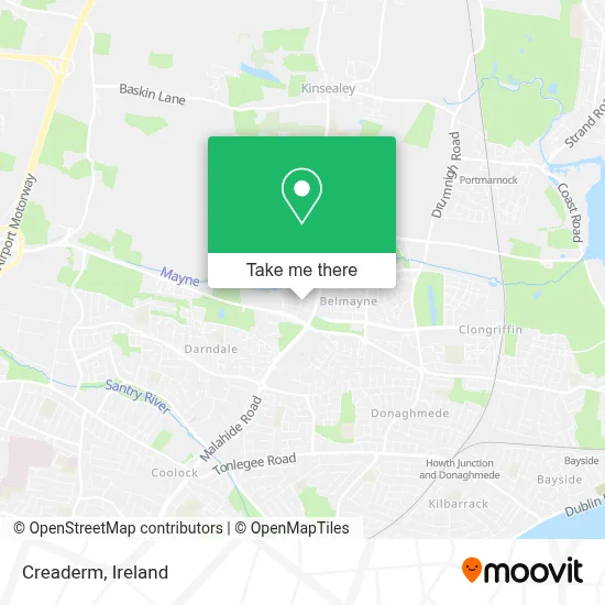 Creaderm map