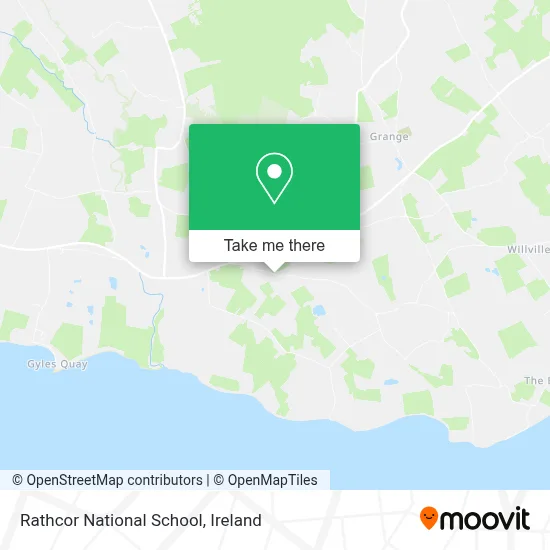 Rathcor National School map