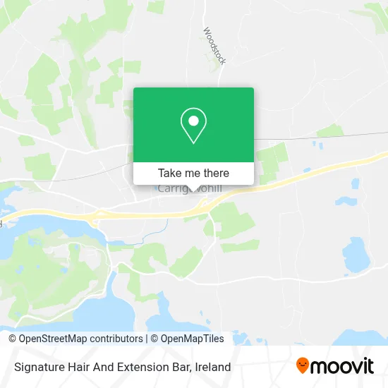 Signature Hair And Extension Bar map
