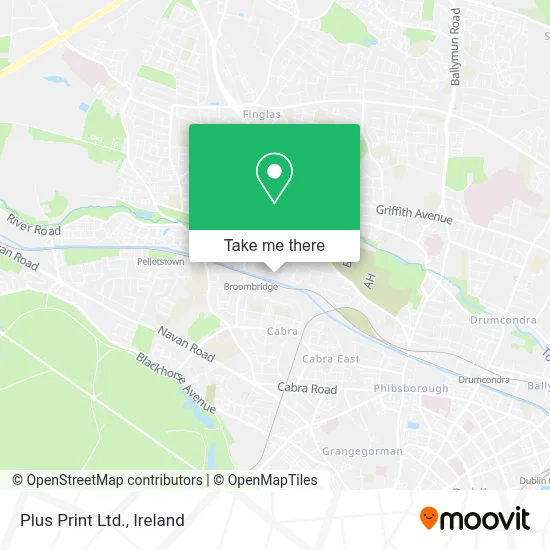 Plus Print Ltd. map