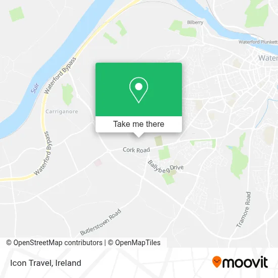 Icon Travel map