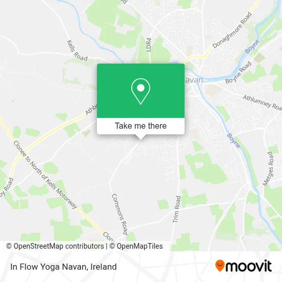 In Flow Yoga Navan map
