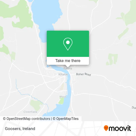 Goosers map