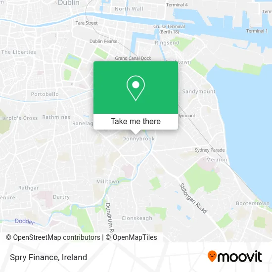 Spry Finance map