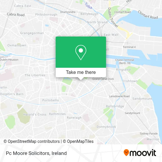 Pc Moore Solicitors map