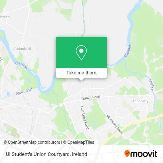 Ul Student's Union Courtyard map