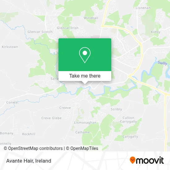 Avante Hair map