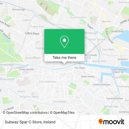 Subway Spar C-Store map