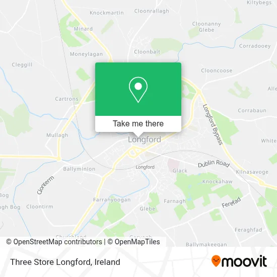 Three Store Longford map