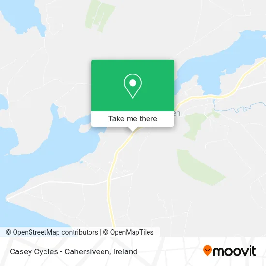 Casey Cycles - Cahersiveen map